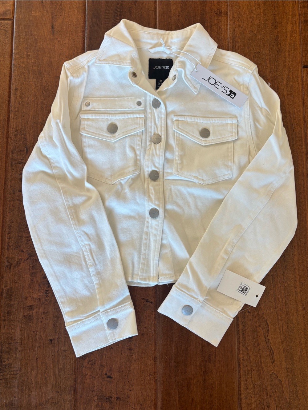 KIDS white joes jean jacket NWT